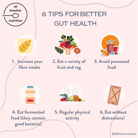 steps to improve gut health.